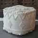 Uttermost® Uriah Soft Ivory Pouf-1