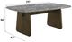 ACME Furniture Dillon Natural Marble Top Dining Table with Walnut Base-2