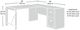 Sauder® Dixon City® Brushed Oak™ L-Shaped Desk-3