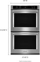 KitchenAid® 30" Stainless Steel Electric Built In Double Oven-3