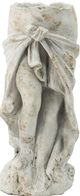 A & B Home Off White 12" Classical Greek Standing Planter-1