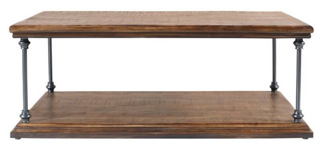 Jofran Inc. Larson Brown Rectangular Cocktail Table-2