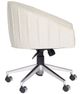 Vanguard Furniture® Vanguard Ryder Chrome/January Snow Desk Chair-1