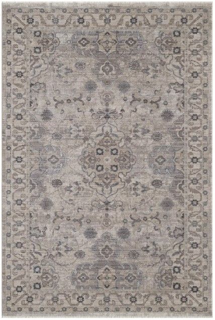 KAS Rugs Adele Grey/Ivory Amelia 5'x8' Area Rug-0