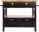 YHD Cassidy Black Kitchen Island-2
