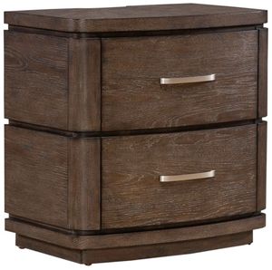 Liberty Furniture Cascade Falls Satin Espresso Nightstand with Charging Station