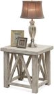 Riverside Furniture Aberdeen Weathered Worn White Side Table-0