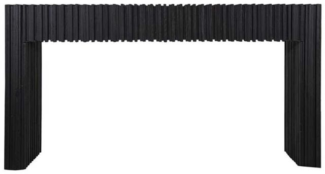 YHD Barcode Charcoal Console Table-3