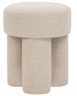 Meridian Furniture Larson Beige Ottoman/Stool					-0