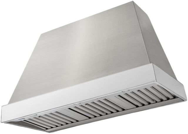 AGA Euclid 48" Stainless Steel Wall Mounted Range Hood  with Polished Chrome Trim-0
