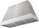 AGA Euclid 48" Stainless Steel Wall Mounted Range Hood with Polished Chrome Trim-0