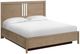 Whittier Wood® Furniture Bailey Almond King Storage Panel Bed-0