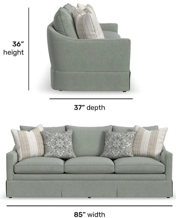 Flexsteel® Customizable Eleanora Fabric Sofa-2
