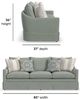Flexsteel® Customizable Eleanora Fabric Sofa-2
