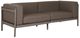 Moe's Home Collection Suri Taupe Plastic Outdoor 2-Seat Sofa-0