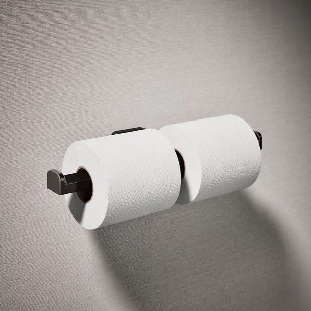 KOHLER® Parallel® Vibrant Titanium Double Toilet Paper Holder-1