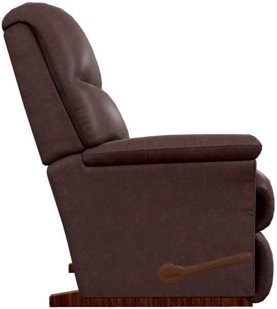 La-Z-Boy® Reed Pomegranate Leather Manual Rocking Recliner-3