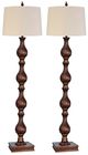 Nationwide Furniture Distributors Two Brown Floor Lamps-0