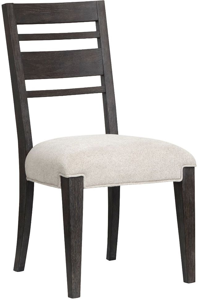 Magnussen Home® Plum Creek Elite Dove/Ravenwood Black Dining Side Chair Set with Upholstered Seat-0