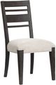 Magnussen Home® Plum Creek Elite Dove/Ravenwood Black Dining Side Chair Set with Upholstered Seat-0