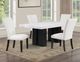 Steve Silver Co. Artemis 5-Piece Black/White 70" Dining Table Set-1