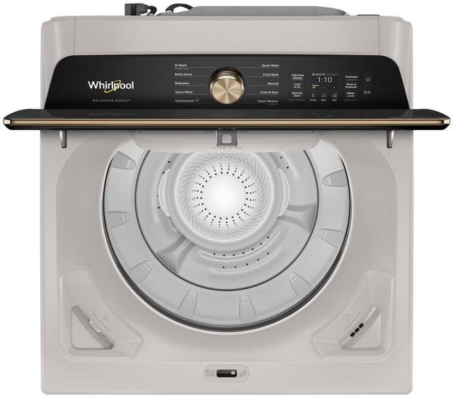 Whirlpool® 6.0 - 6.1 Cu. Ft. Fresh Linen Smart Top Load Washer with The Removable Delicates Basket-1