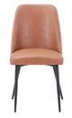 Jofran Inc. Urban Archive Maddox Light Brown Upholstered Chair-2
