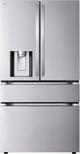 LG 36" 28.6 Cu. Ft. PrintProof™ Stainless Steel French Door Refrigerator with Full-Convert Drawer™-0