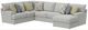 Jackson Furniture Stockbridge 3-Piece Slate Right-Arm Facing Sectional and Chaise-0