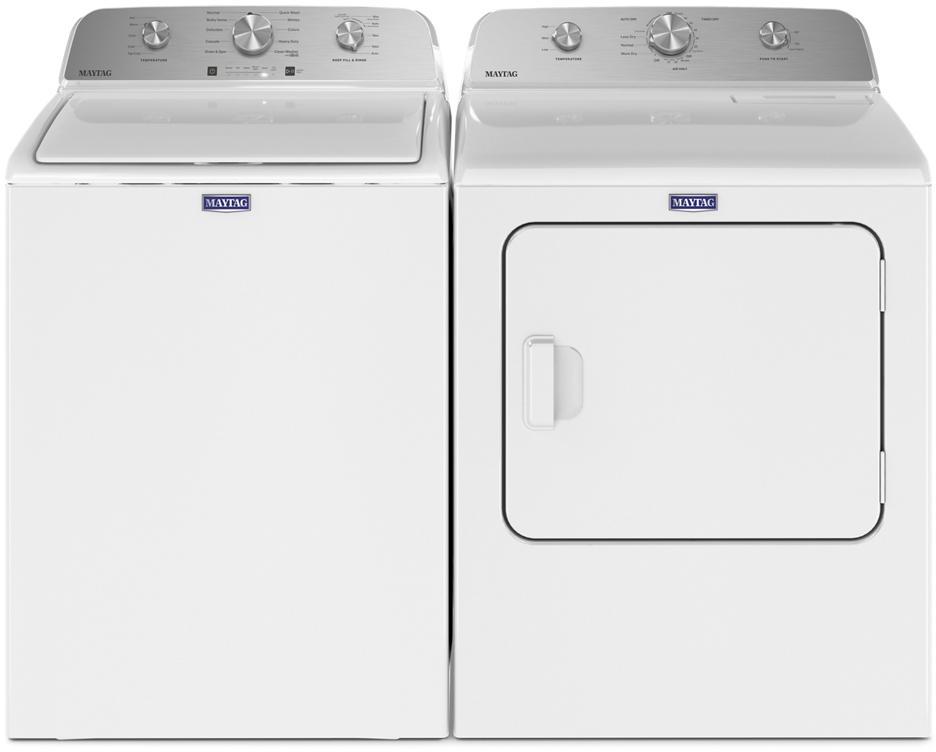 Maytag 7 Cu. Ft. White Front Load Electric Dryer - Thumbnail 3