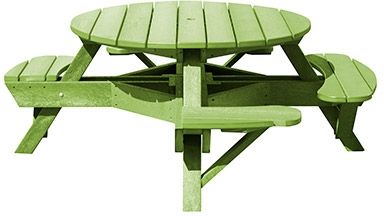 C R Plastics Kiwi Wheelchair Accessible Picnic Table-0