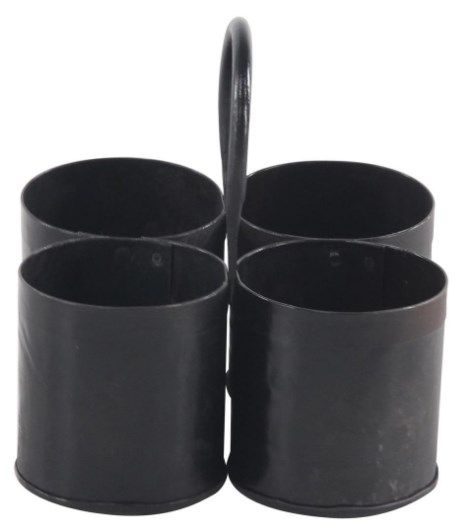 Deco Marche Gray Wine Holder-0