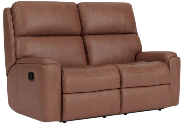Flexsteel® Customizable Rio Leather Manual Reclining Loveseat -1