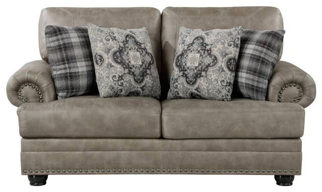 Homelegance® Franklin Mushroom Brown Loveseat-2