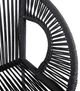 Armen Living Acapulco 30" Black Bar Stool-4