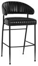 Classic Home Umbria Black/Midnight Raven 30" Bar Stool-0
