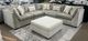 Corinthian Furniture Audrey Cream Ottoman-1