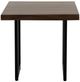 International Furniture Direct Riverwood Brown End Table with Black Base-3