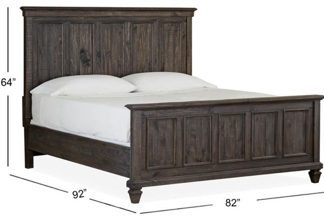 Magnussen Home® Calistoga Weathered Charcoal California King Panel Bed-2