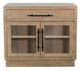 Sunny Designs™ Mia Wheat 2-Door Glass Cabinet-1