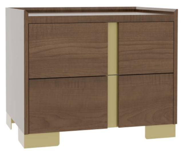 Country View Woodworking Verrado 28" Metal Legs Nightstand-0