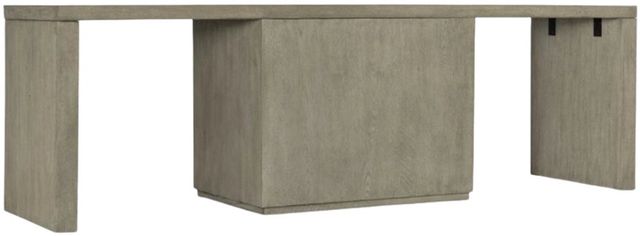 Hooker® Furniture Linville Falls Mink 96" Desk with Center Lateral File-2