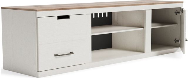 Signature Design by Ashley® Vaibryn Two-Tone 60" TV Stand-2
