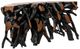 Classic Home Cypress Brown 70-71" Console Table with Black Base-0
