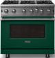 Viking® 5 Series 36" Ivy Pro Style Liquid Propane Gas Range-3