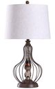 Stylecraft Yarrow Bronze/White Table Lamp-0
