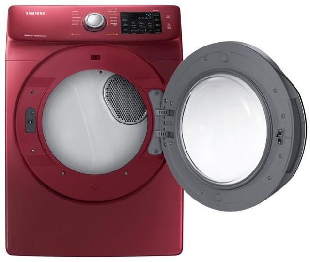 Samsung 7.5 Cu. Ft. Merlot Front Load Electric Dryer-2