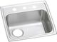 Elkay Celebrity® Brushed Satin Stainless Steel Single Bowl Drop-in ADA Kitchen Sink-0