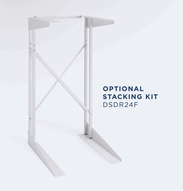 GE® Spacemaker® 24" Laundry Stack Rack Accessory-2