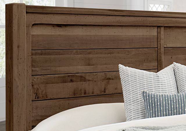 Artisan & Post by Vaughan-Bassett Cool Rustic Mink California King Plank Bed-3